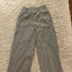 Grey sweatpants